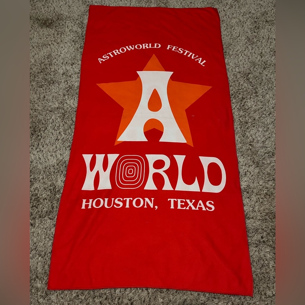 Travis Scott Astro World Towel